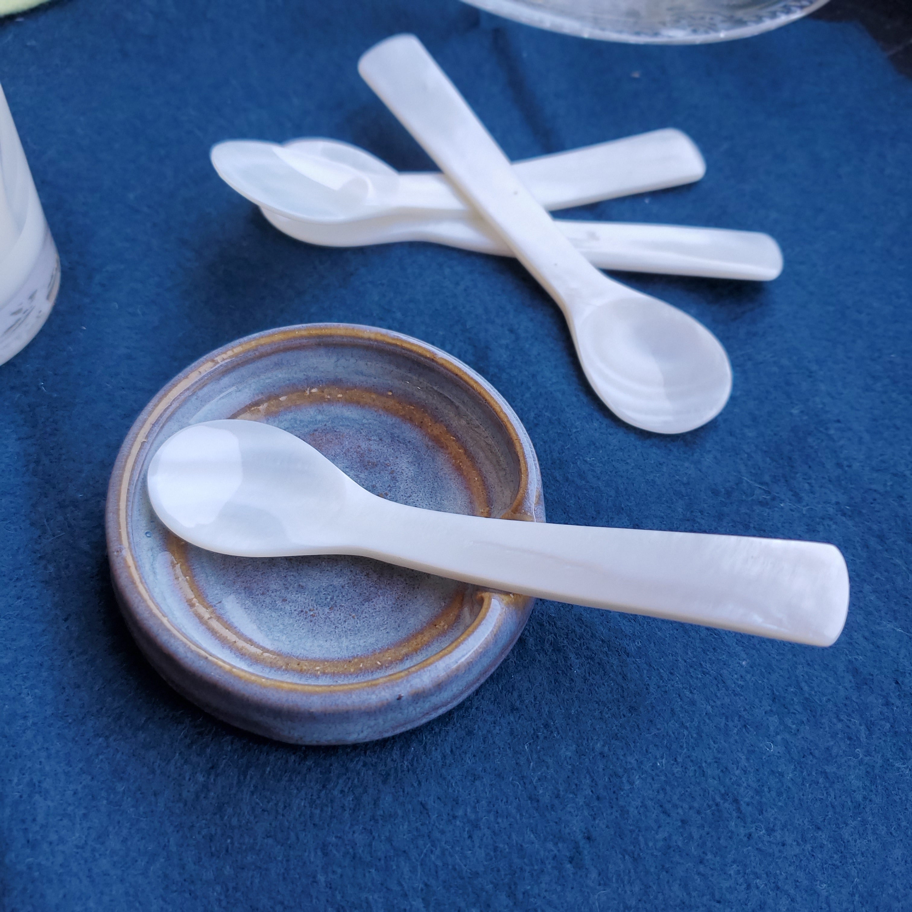 Mother of pearl spoon