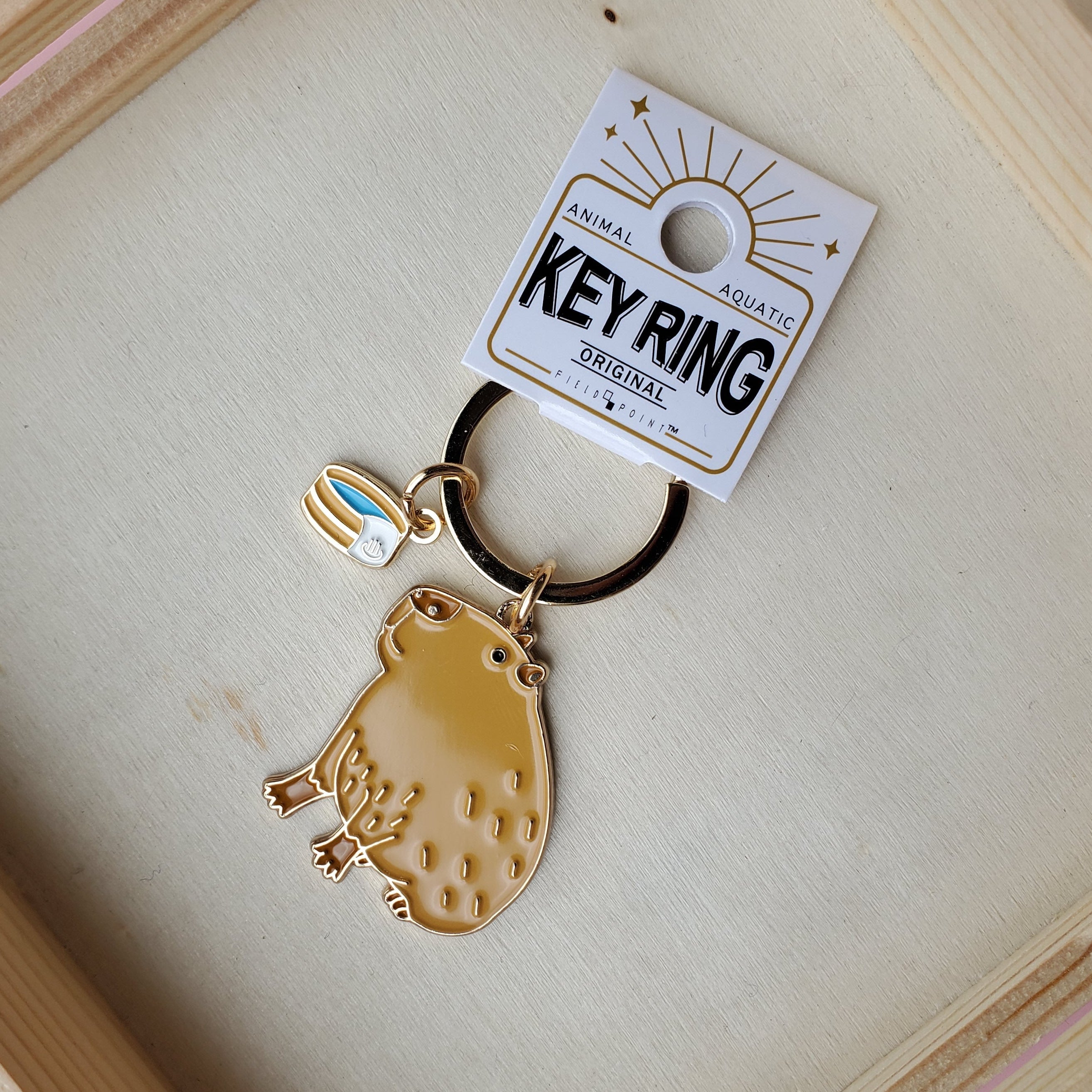Capybara Keychain