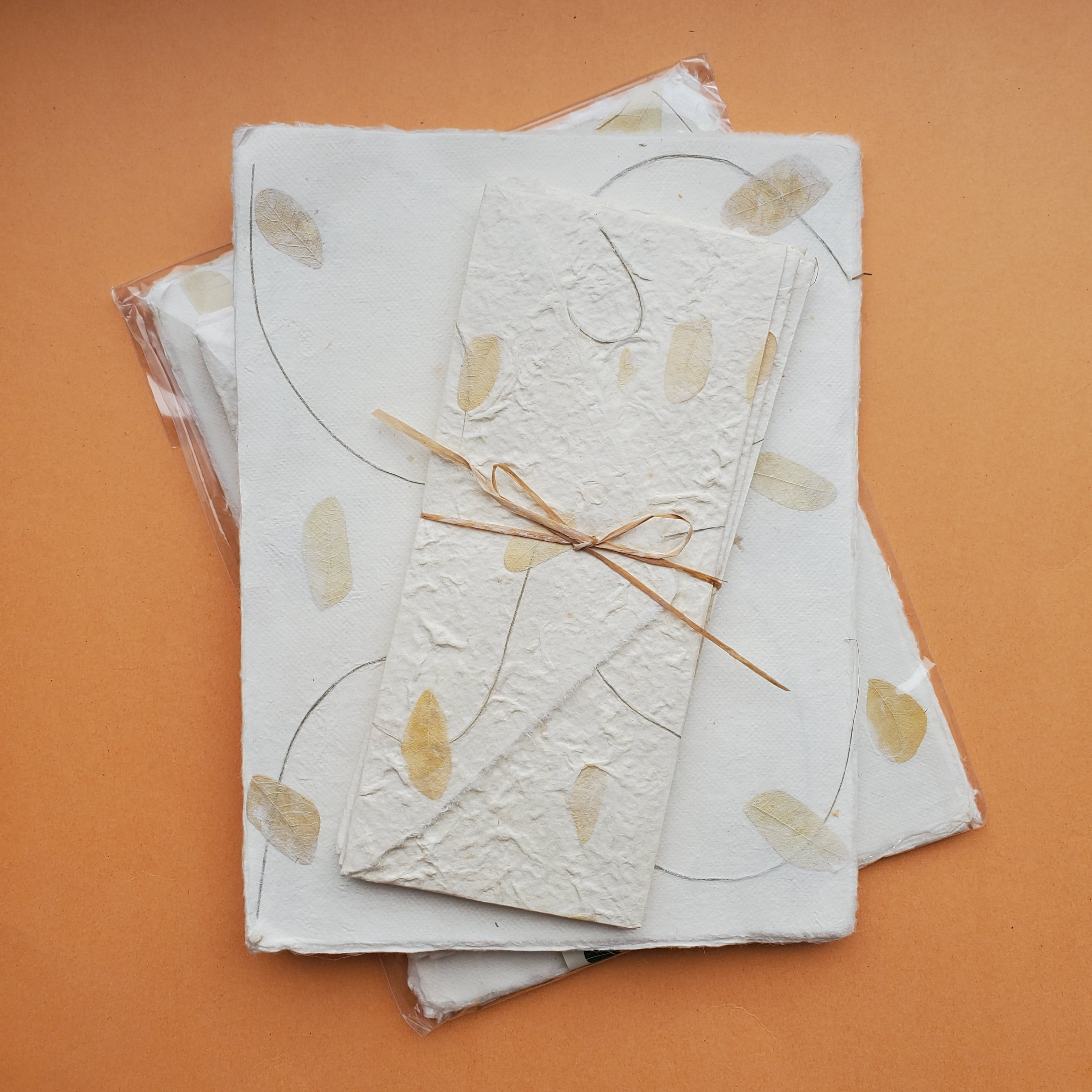 Vintage Filine Handmade Paper Stationery