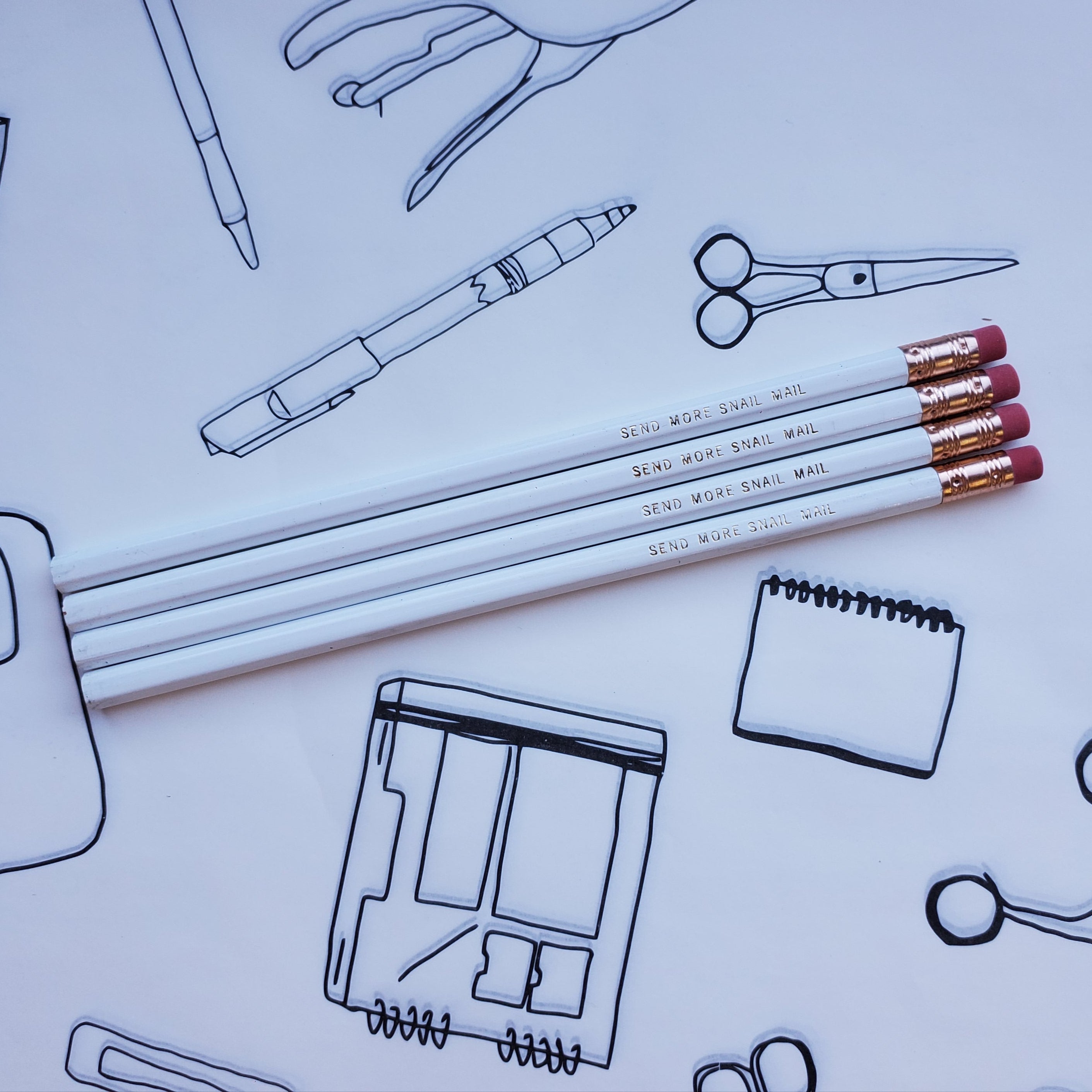 Send More Snail Mail Pencil