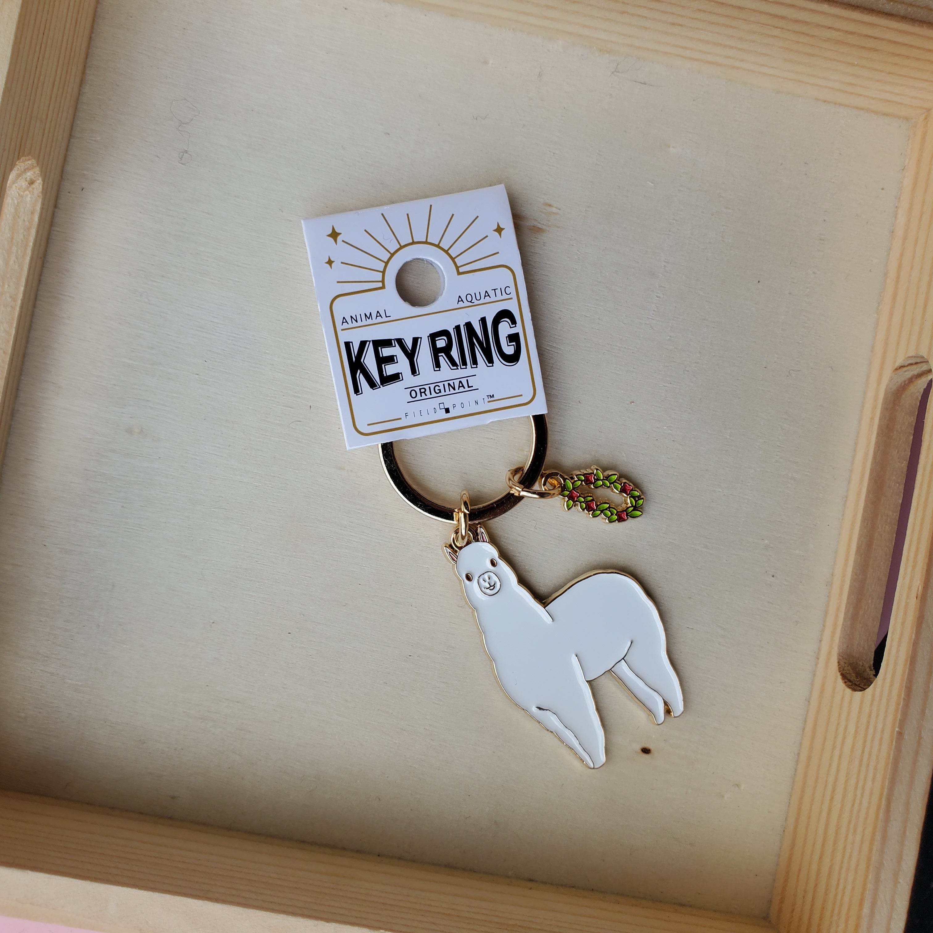 Alpaca Keychain