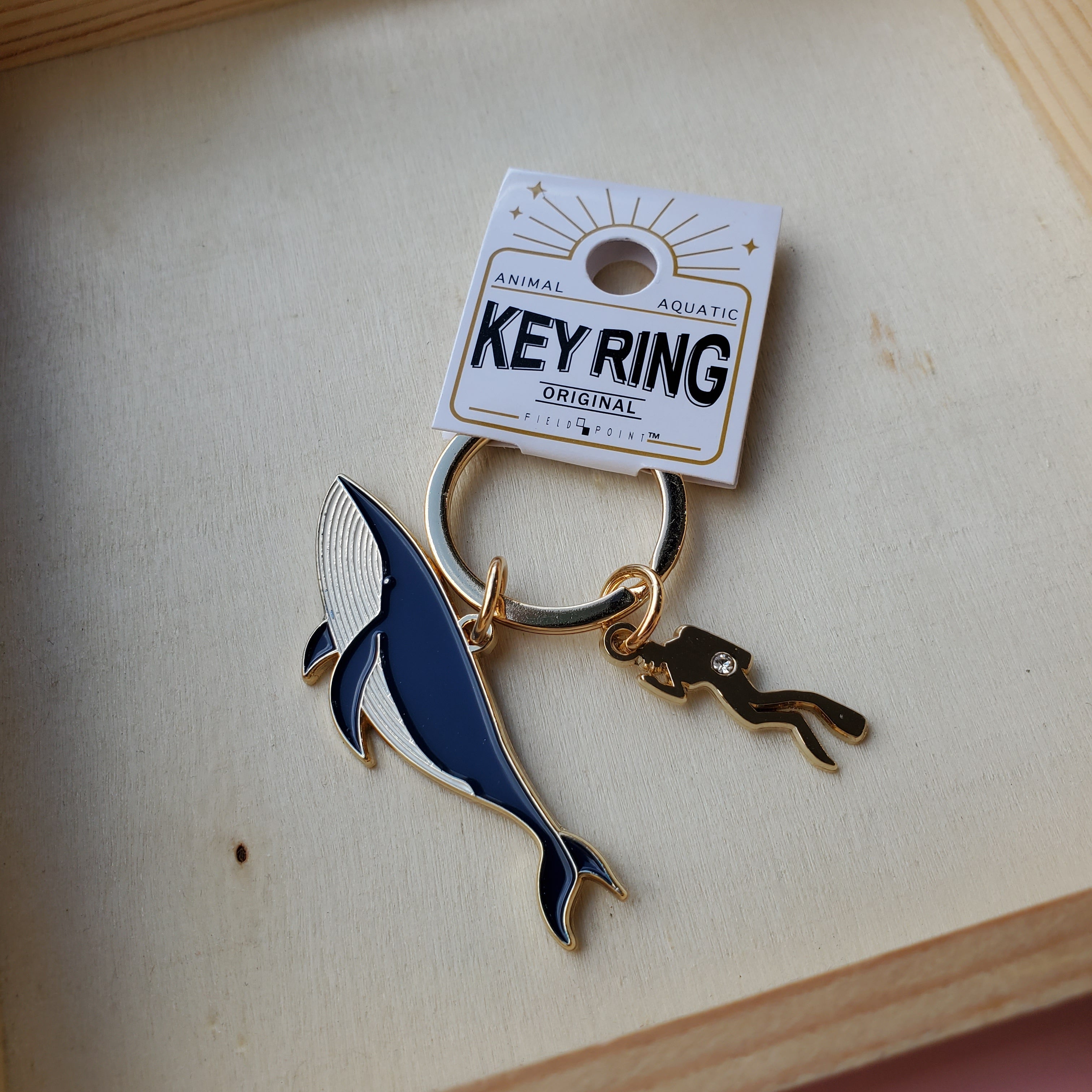 Whale Keychain
