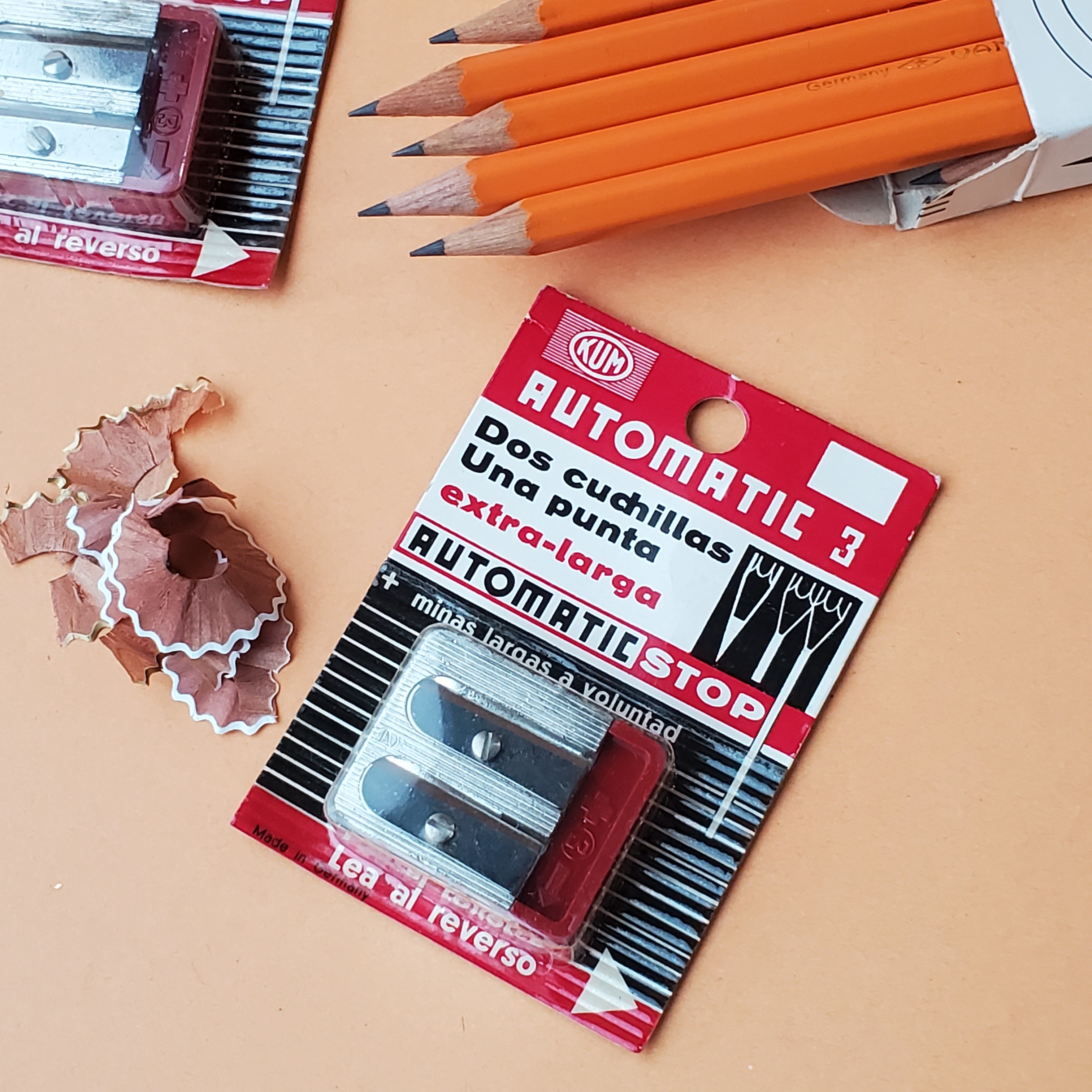 Vintage Automatic 3 Two Blade Pencil Sharpener