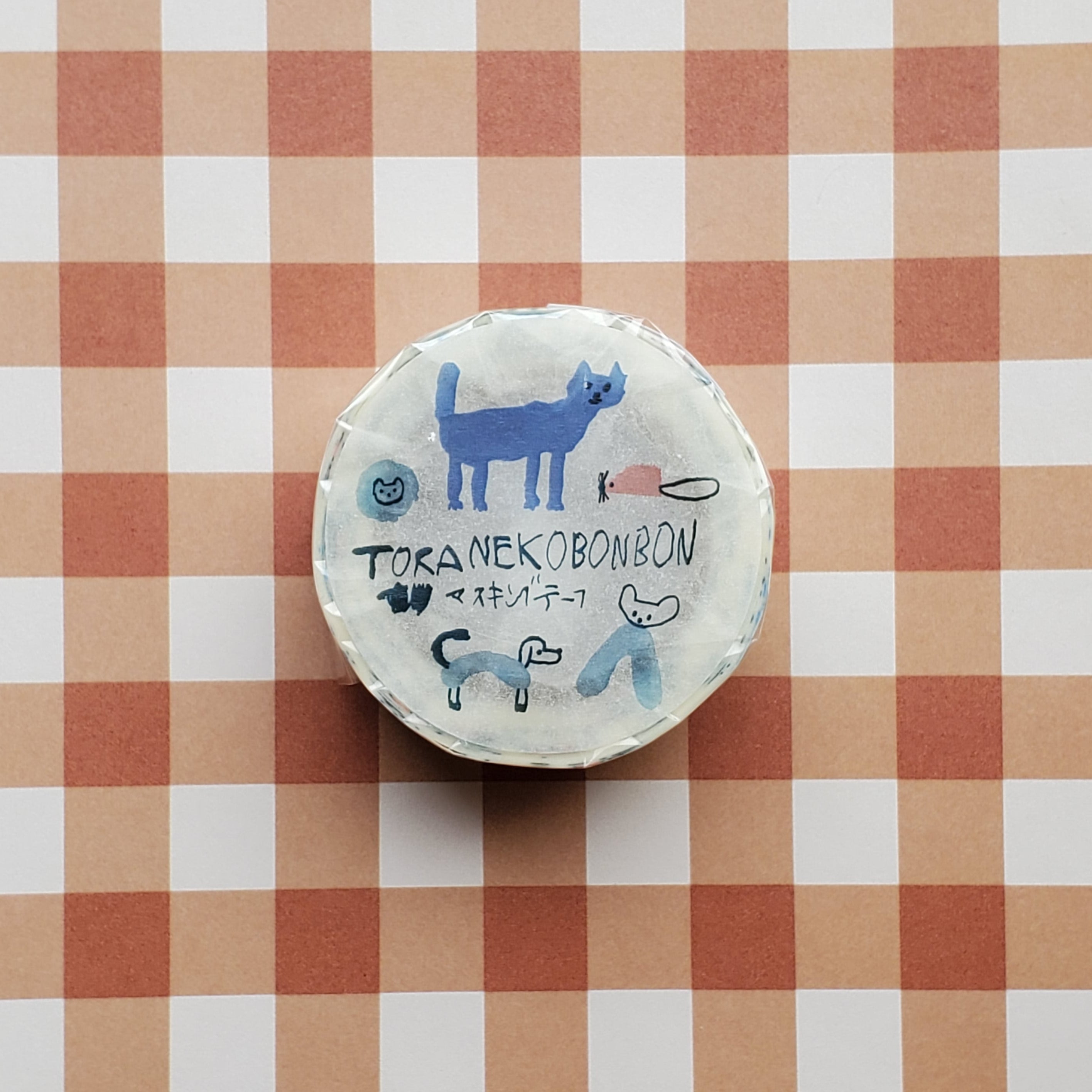 Classiky Masking Tape x Toranekobonbon / Blue Cats
