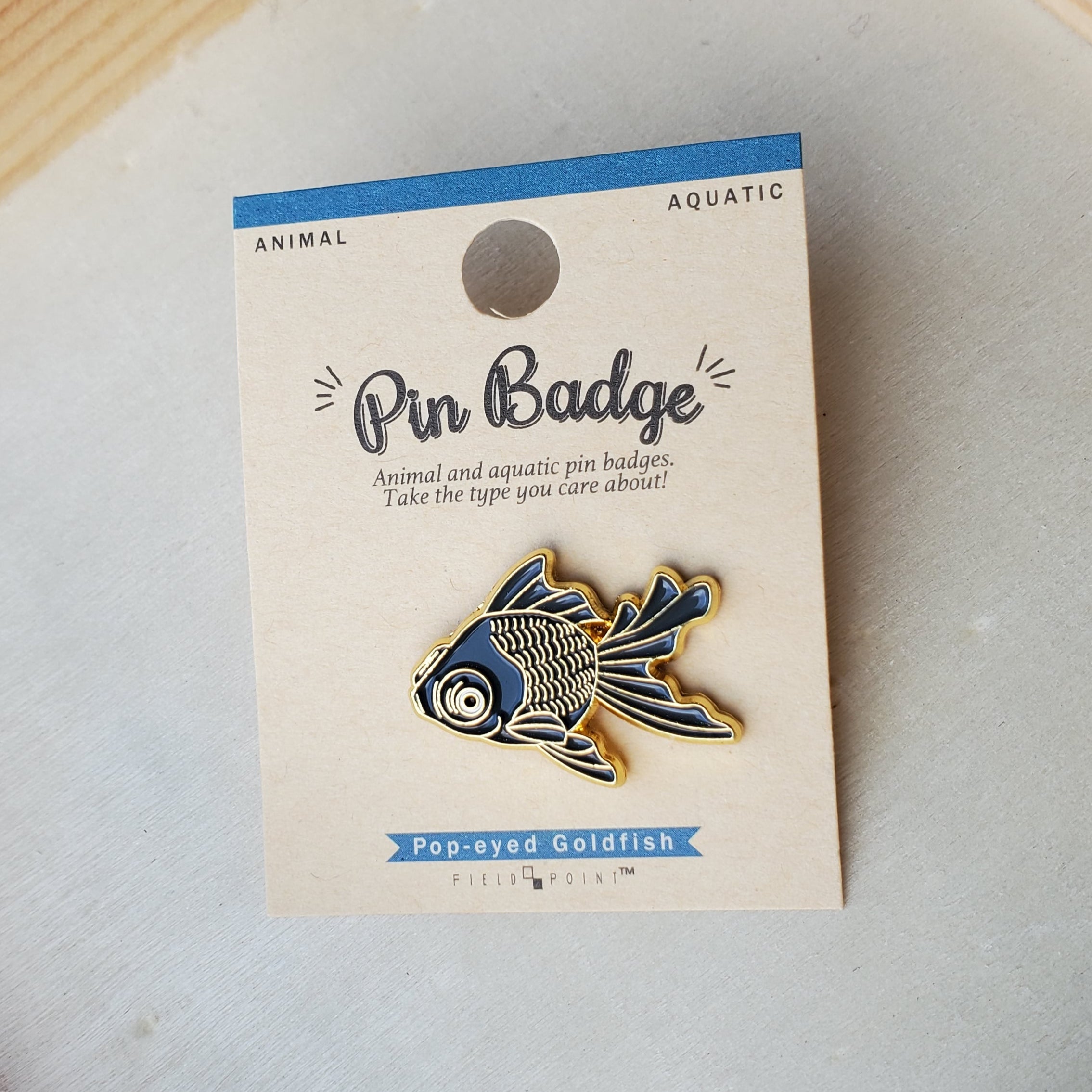 Pop-Eyed Goldfish Lapel Pin