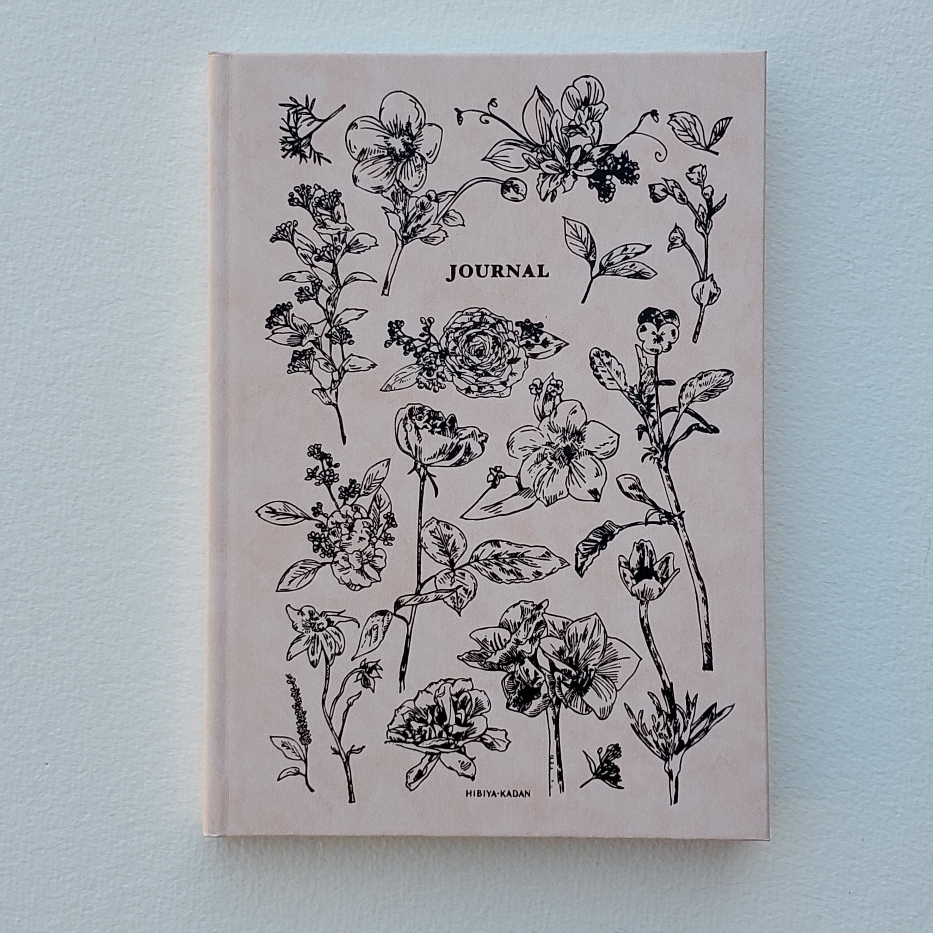 Daigo Easy Journal / Hibiya Kadan / Floral Journal / B6 Pink