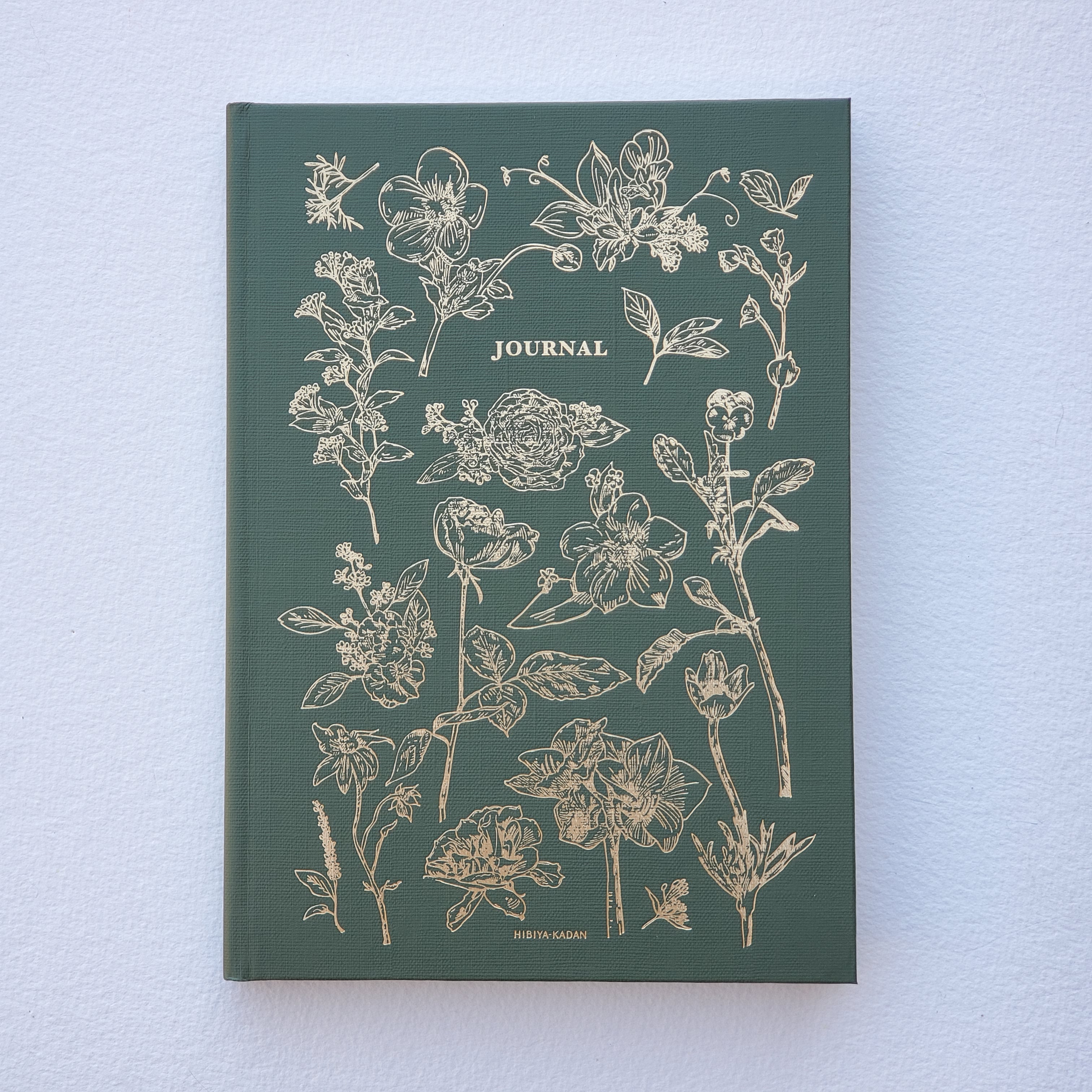 Daigo Easy Journal / Hibiya Kadan / Floral Journal / B6 Green