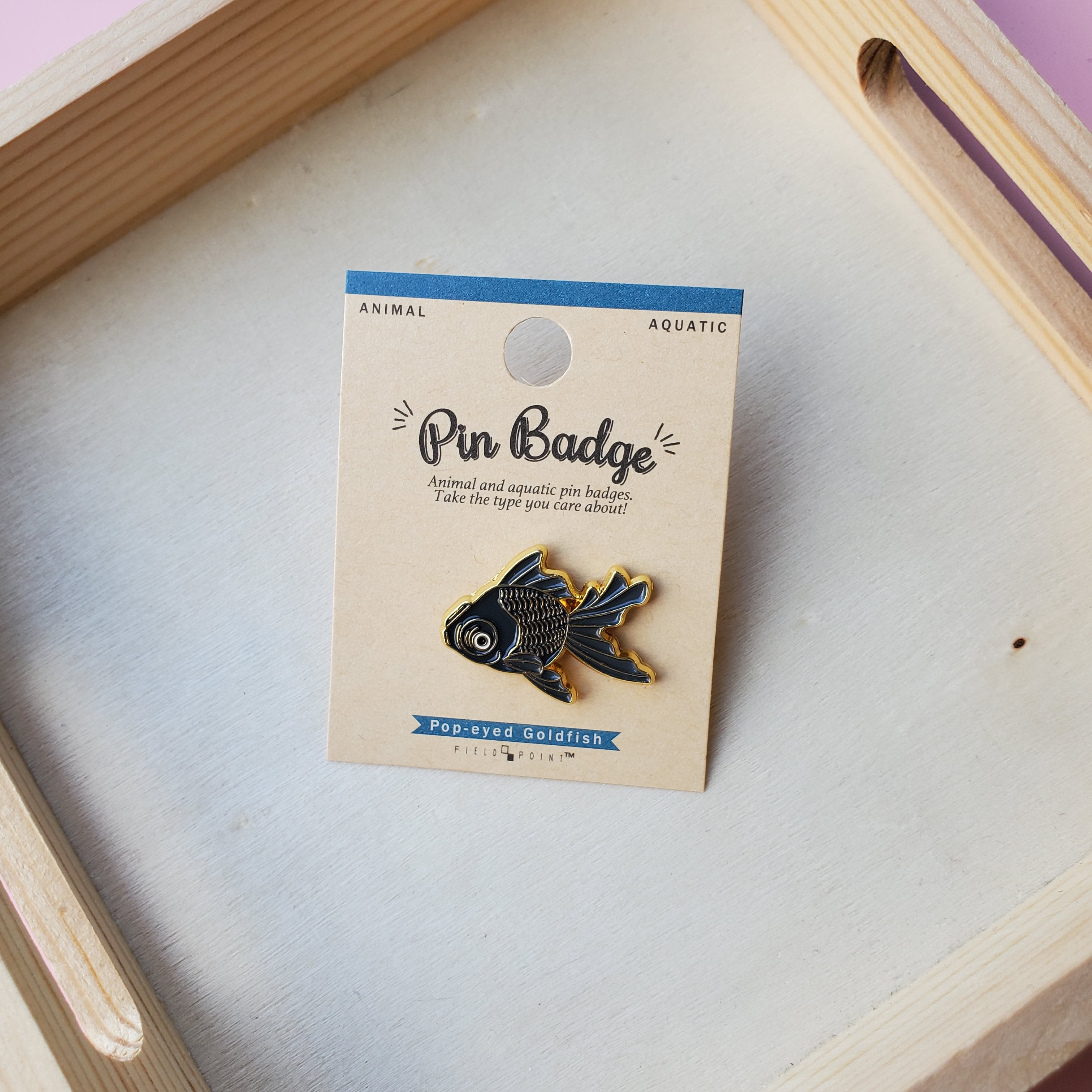Pop-Eyed Goldfish Lapel Pin