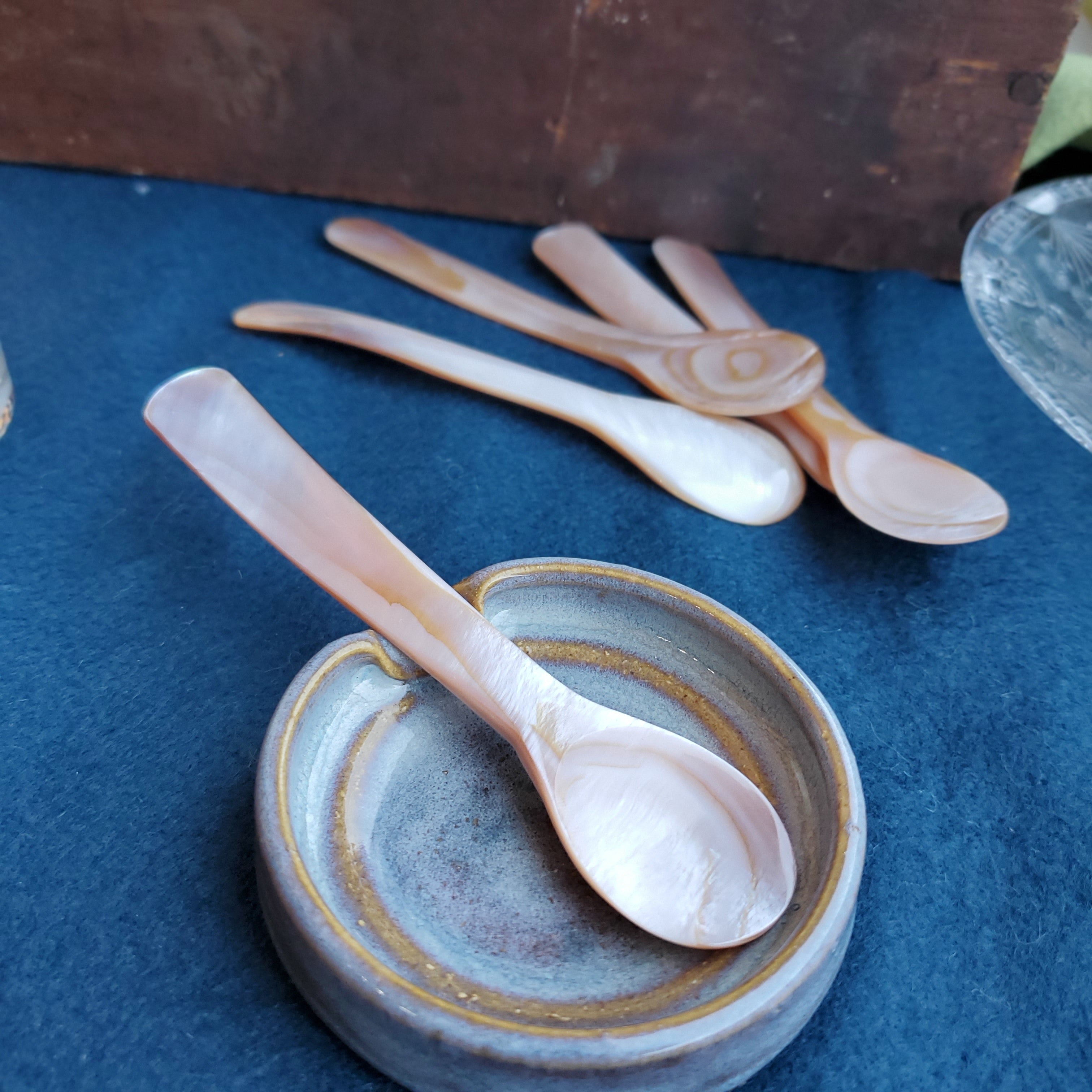 Mother of pearl spoon