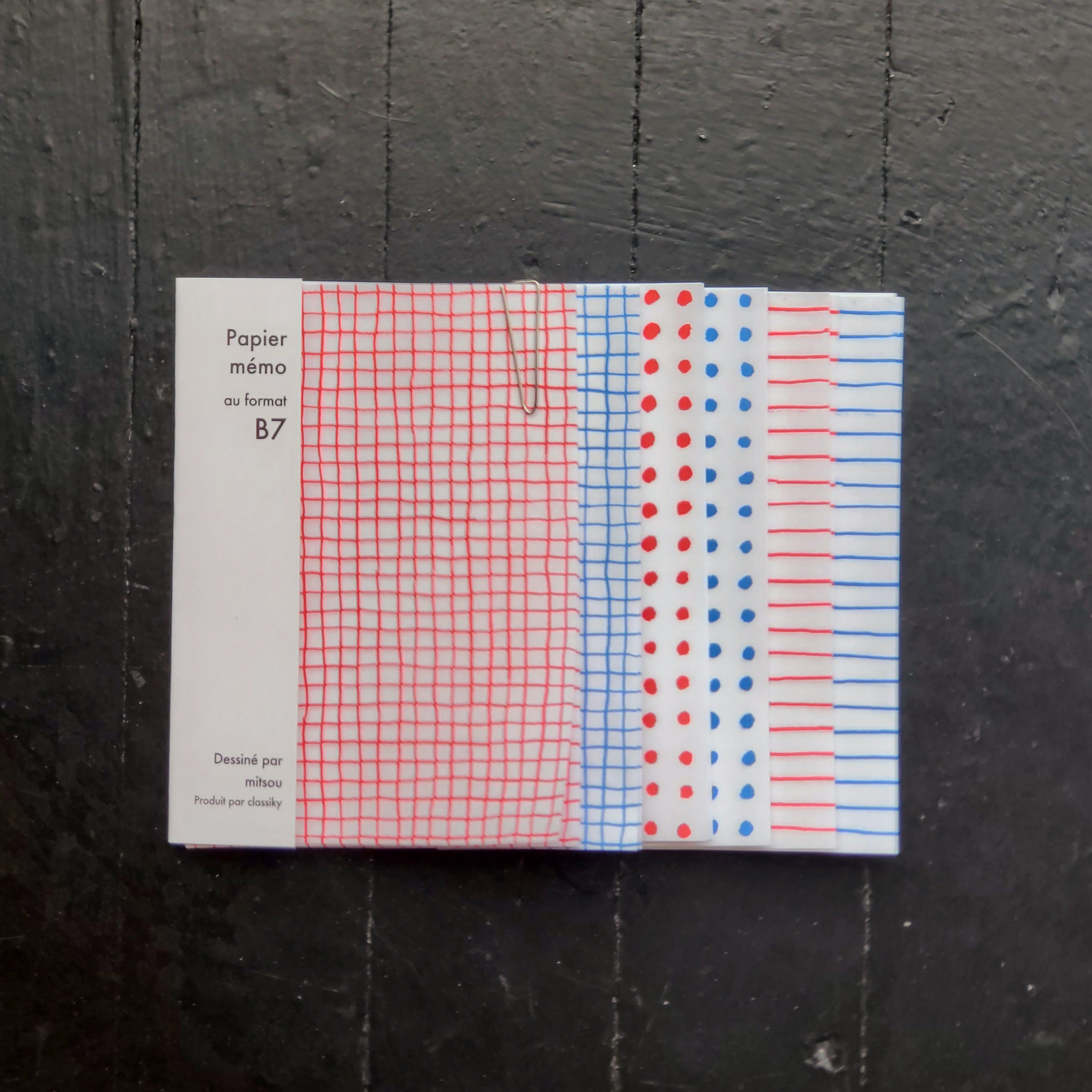 Classiky Mitsou B7 Memo Paper Set