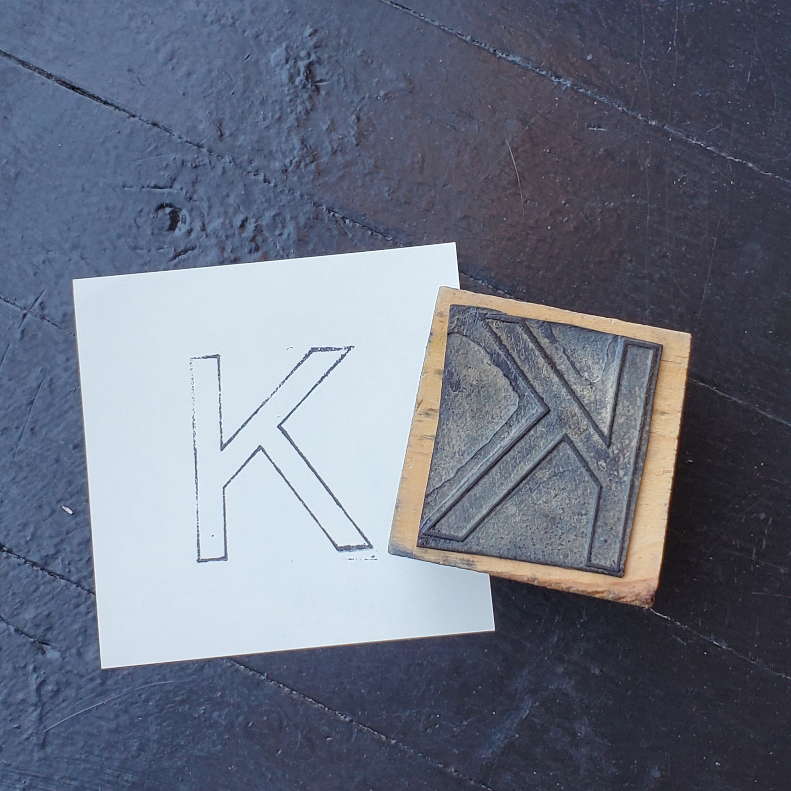 Vintage Mexican Rubber Block Stamp / Various Letters