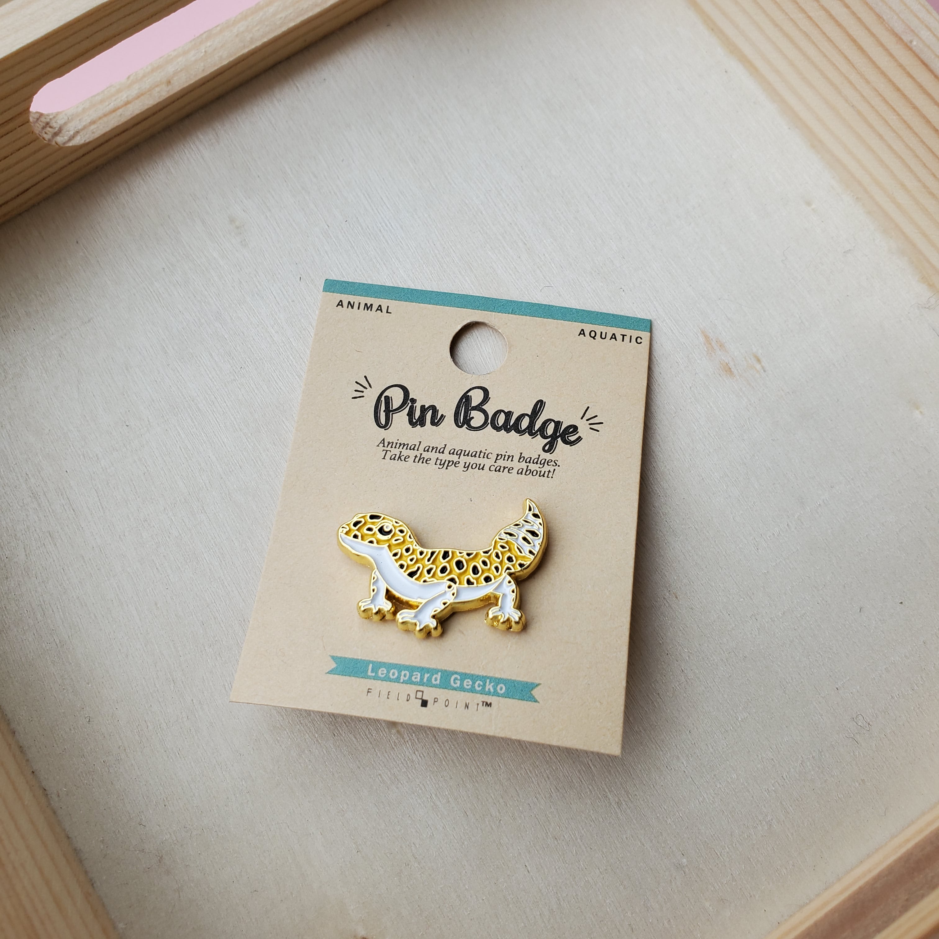 Leopard Gecko Lapel Pin