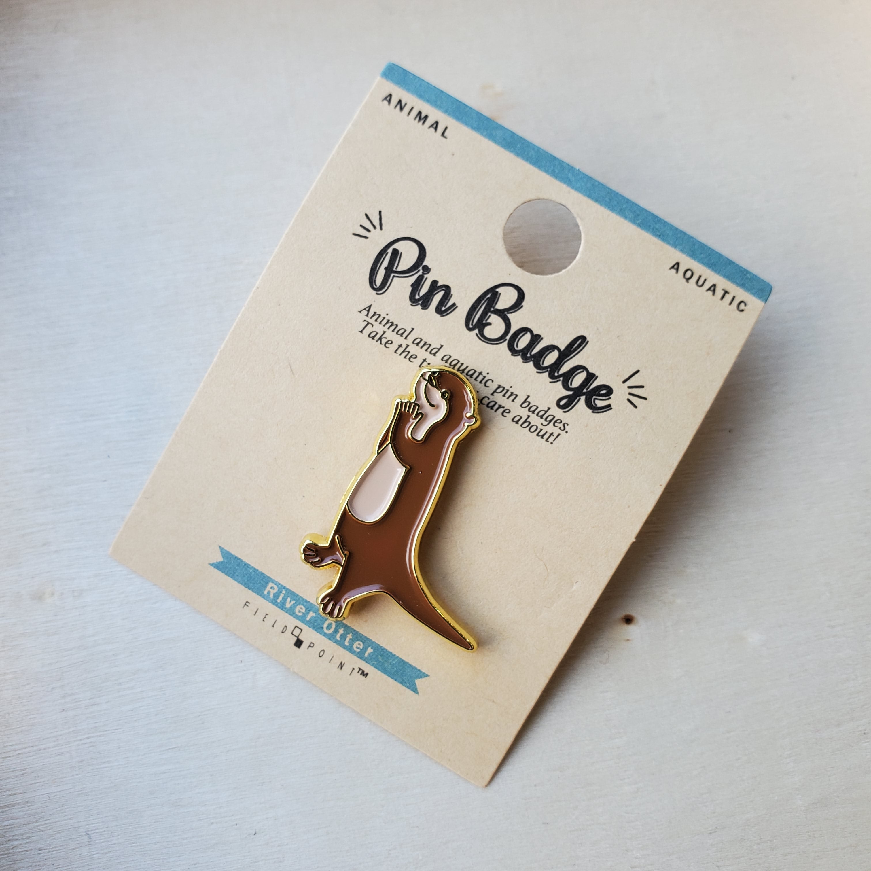 River Otter Lapel Pin
