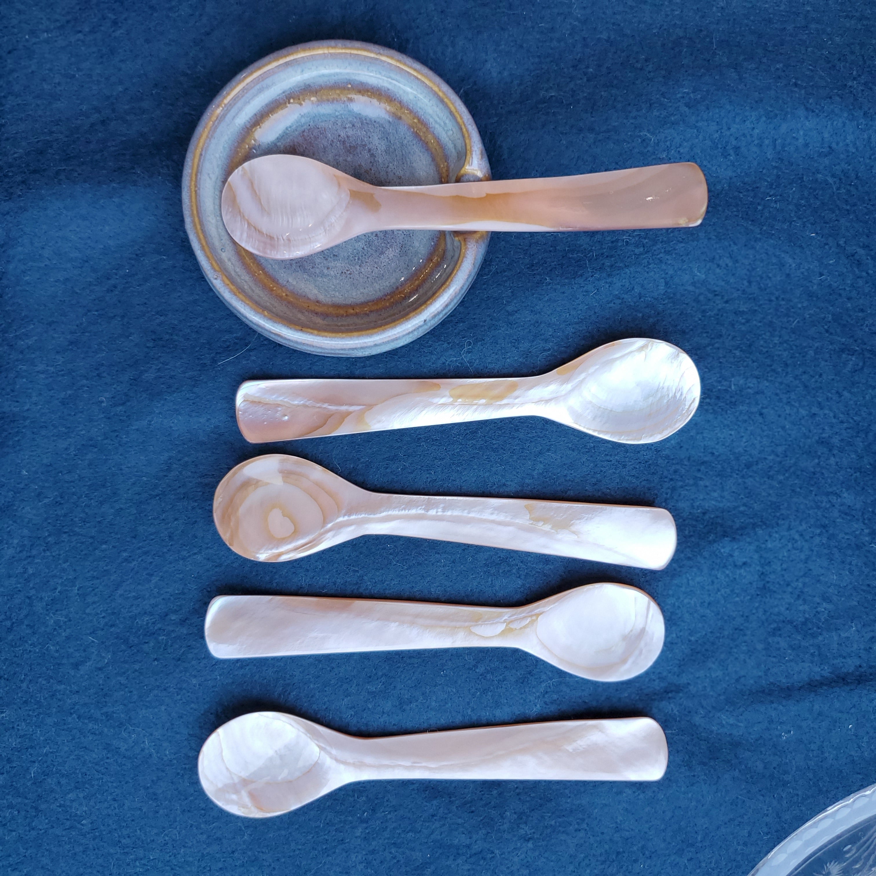 Mother of pearl spoon