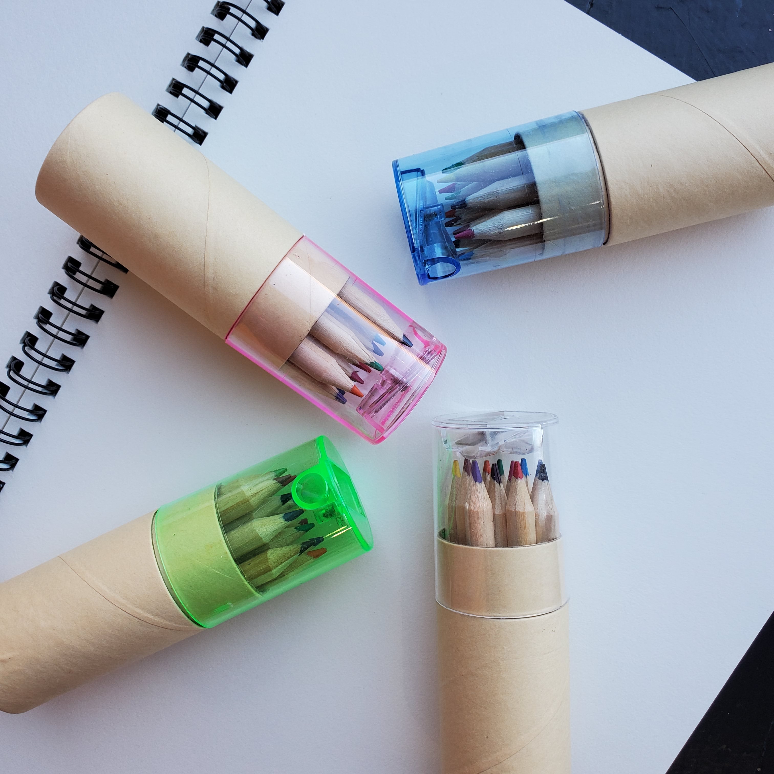 Colored Pencil Set with Sharpener