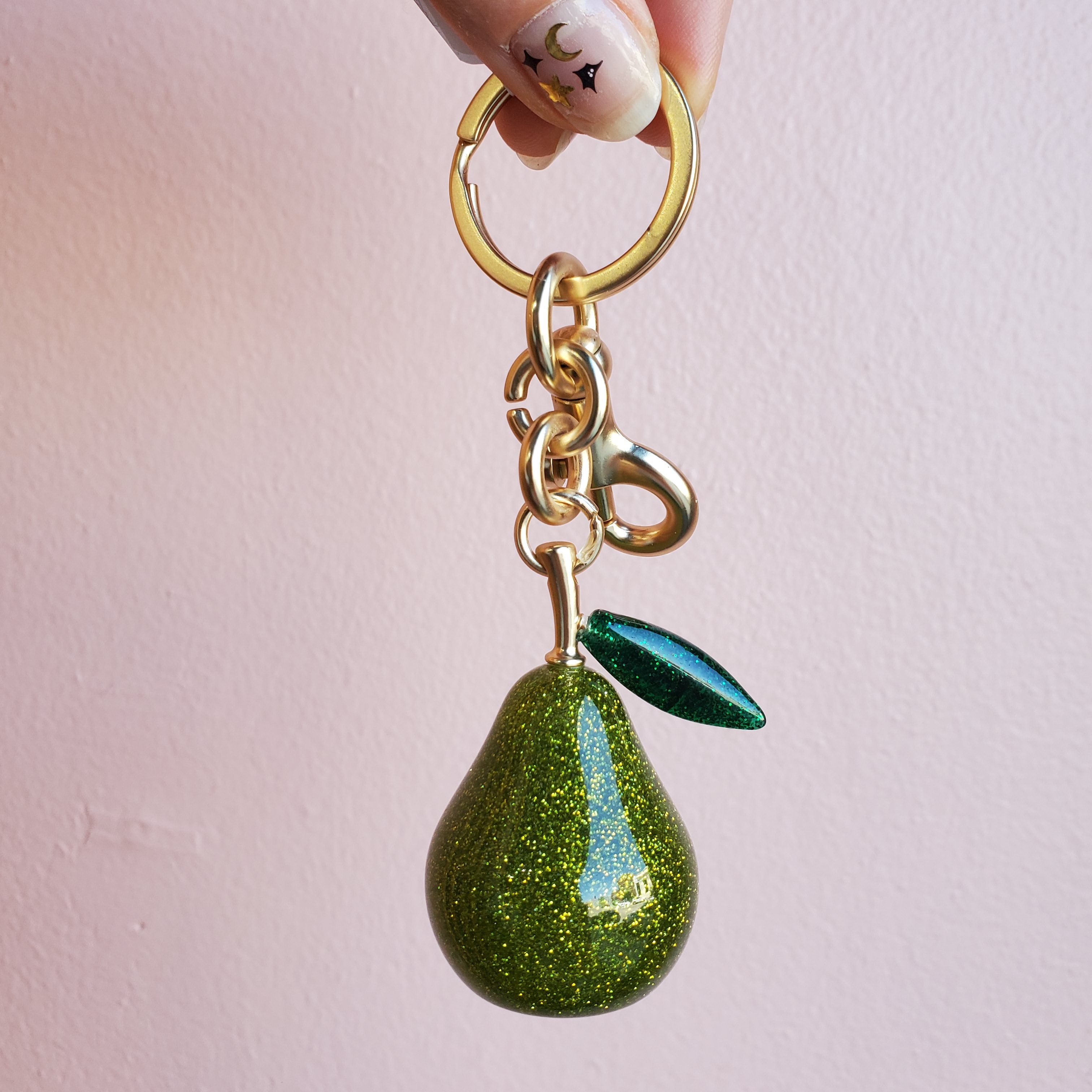 Pear Keychain