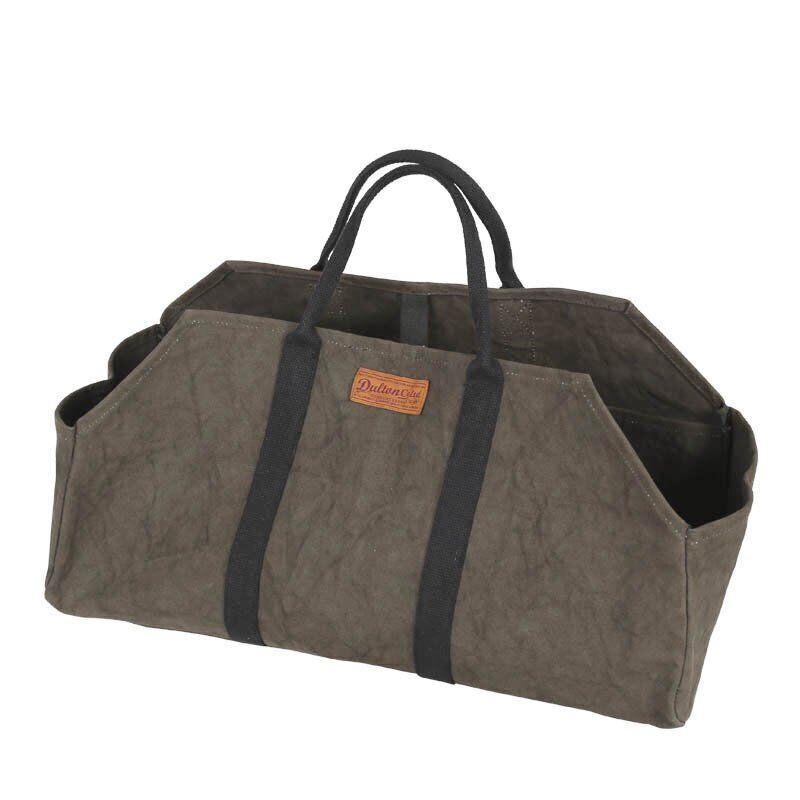 Waxed Canvas Duffel Log Bag