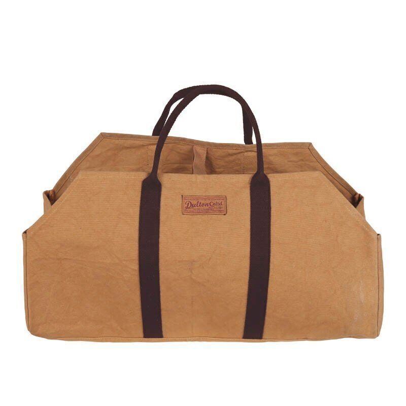 Waxed Canvas Duffel Log Bag