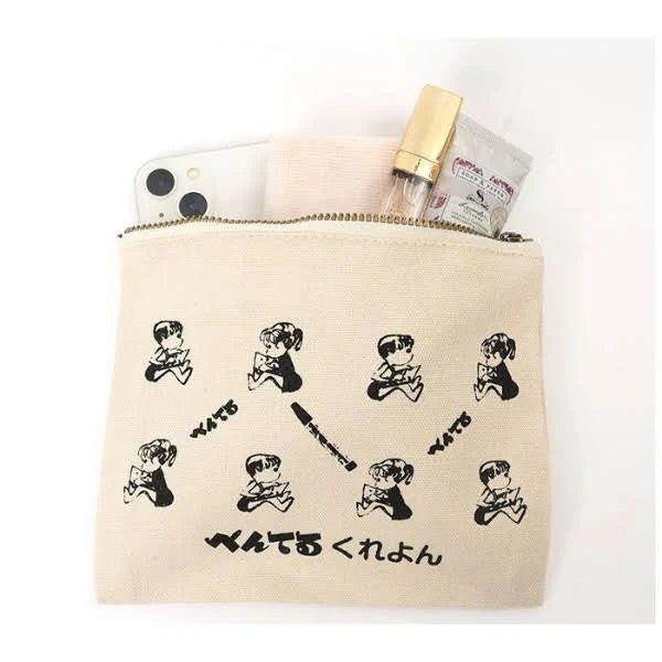 Old Resta 2-in-1 Japanese Stationery Themed Tote Bag - Pentel Crayon