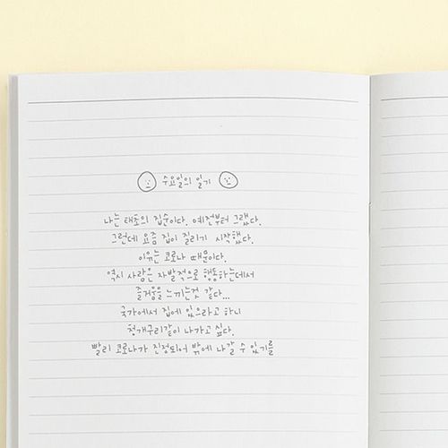 A5 Color File Notebook / Flame Orange