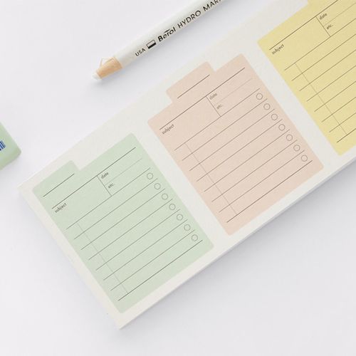 Archiving Memo Pad / Document Print
