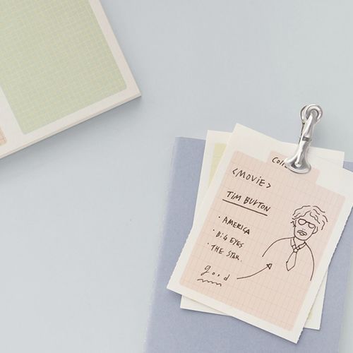 Pastel Grid Memo Pad