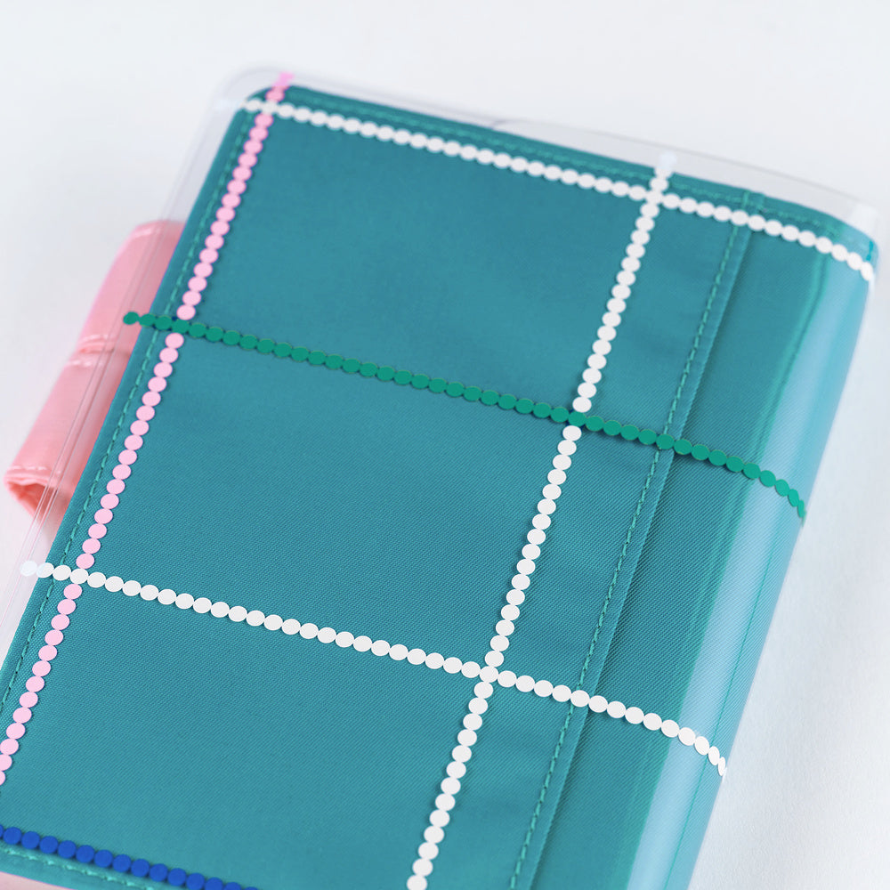Hobonichi Techo / Yoshie Watanabe: Cover on Cover for A6 Size / Dotted Plaid