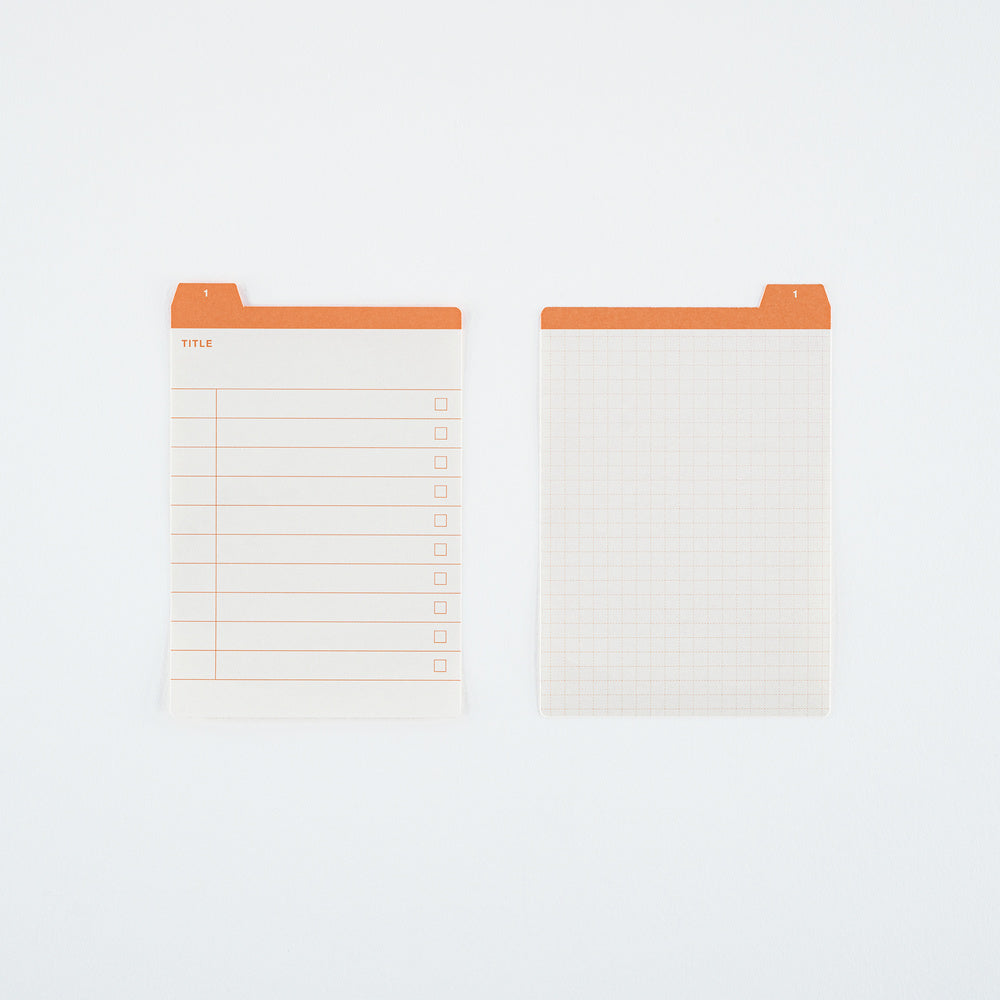 Hobonichi Techo / TSUKI no IRO: 12 Month Index Pockets