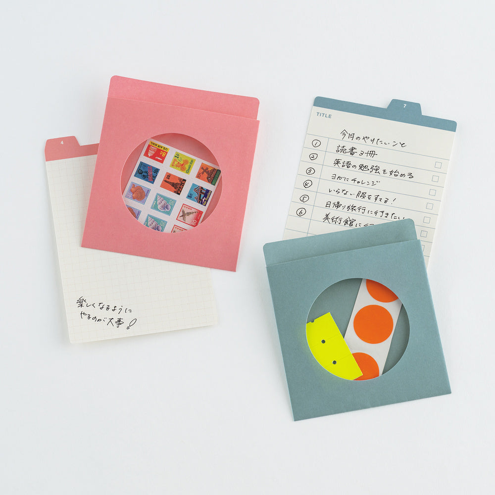 Hobonichi Techo / TSUKI no IRO: 12 Month Index Pockets