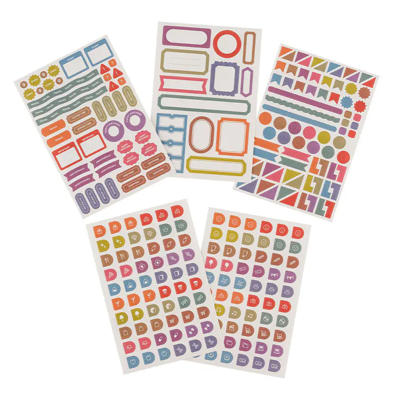 Hobonichi Techo / TSUKI no IRO: Sticker Set (Schedule)