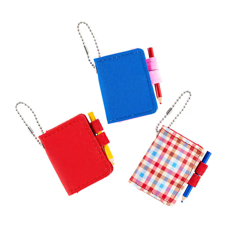 Hobonichi Techo Mini Keychain / Blue x Pink