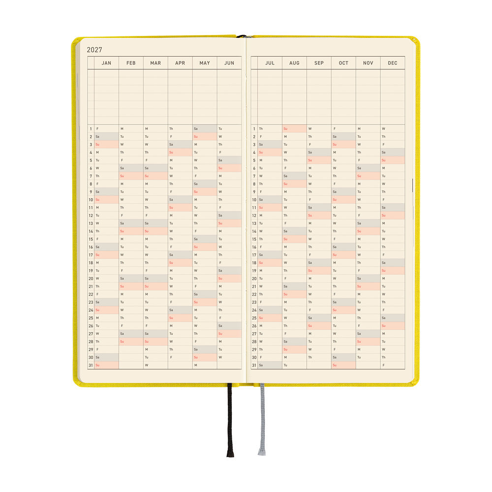 Hobonichi Techo Weeks / Canaria Yellow