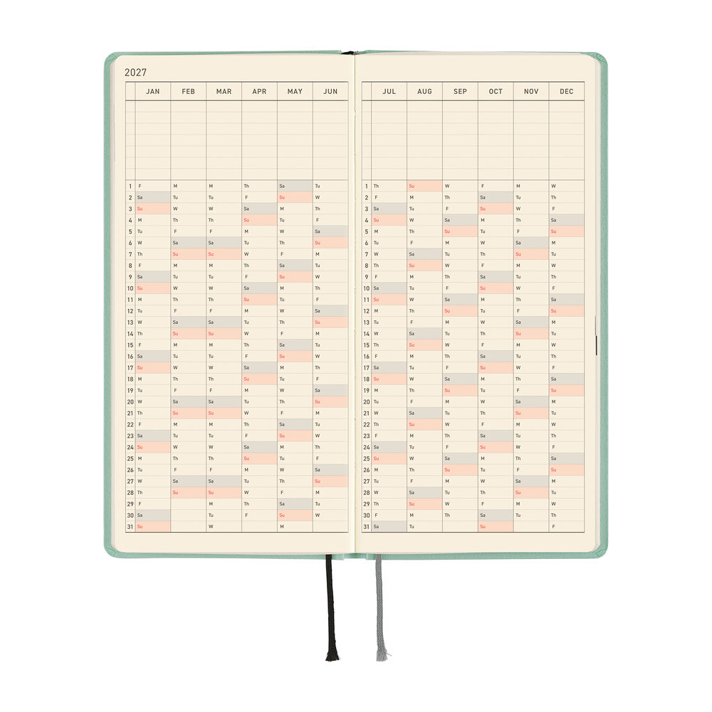 Hobonichi Techo Weeks / Paper Series: Frosty Jade