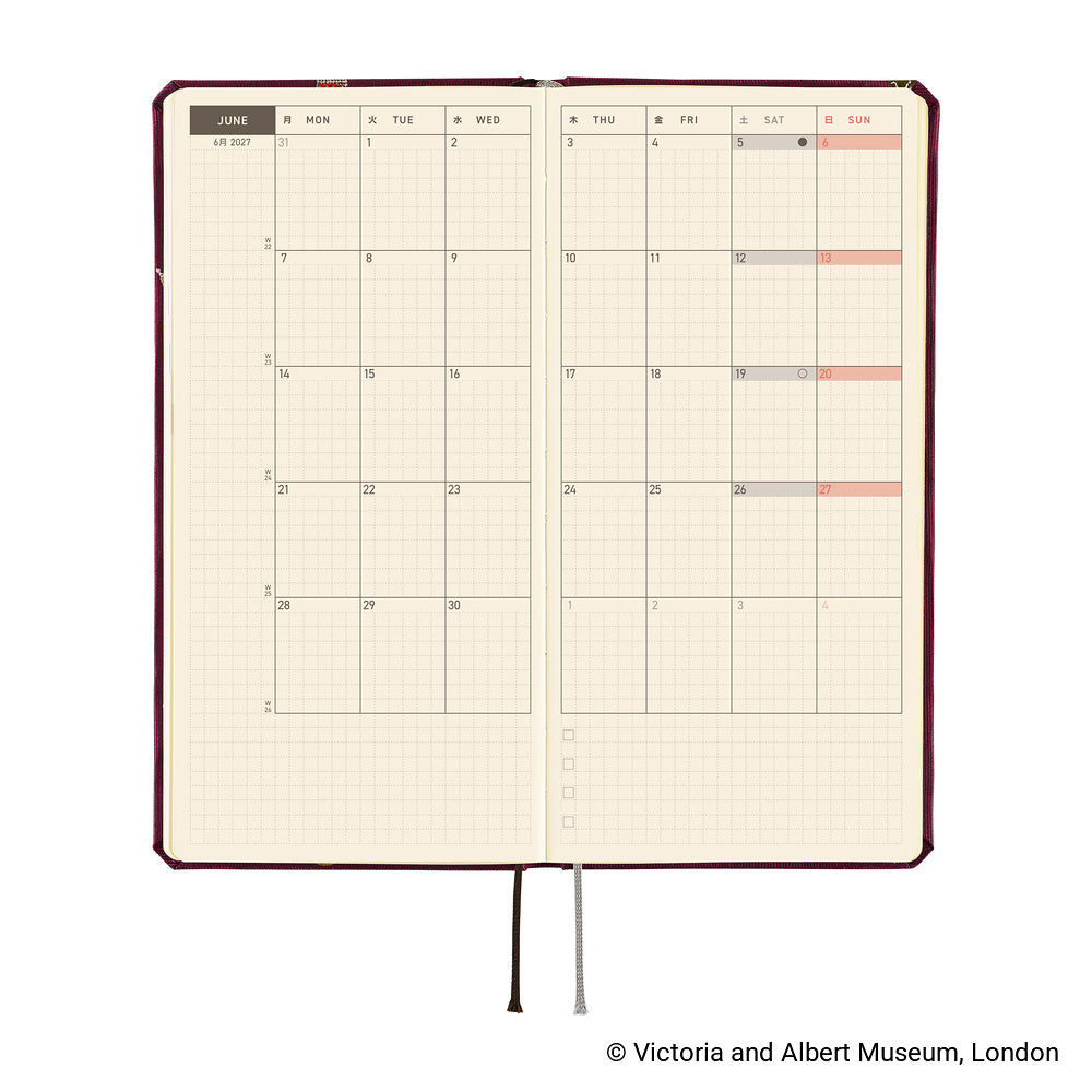Hobonichi Techo Weeks / V&A Series: Welcome to the V&A
