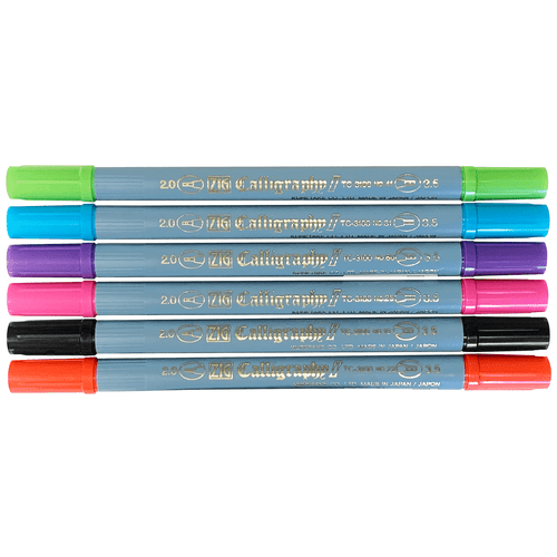 ZIG Memory System Calligraphy II Dye Marker