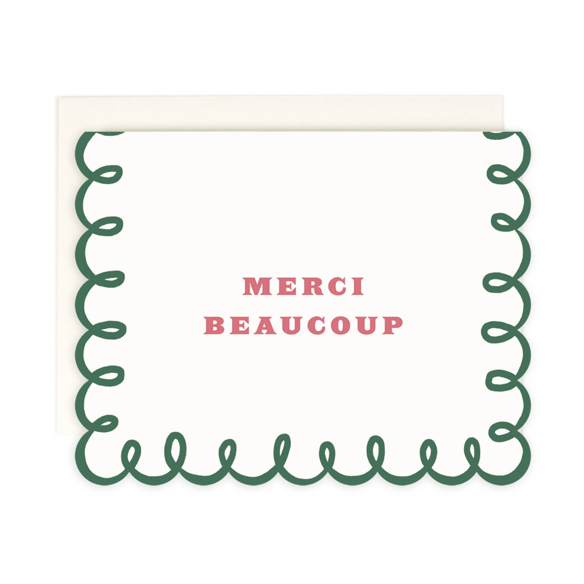 Merci Beaucoup Card / Single or Boxed Set