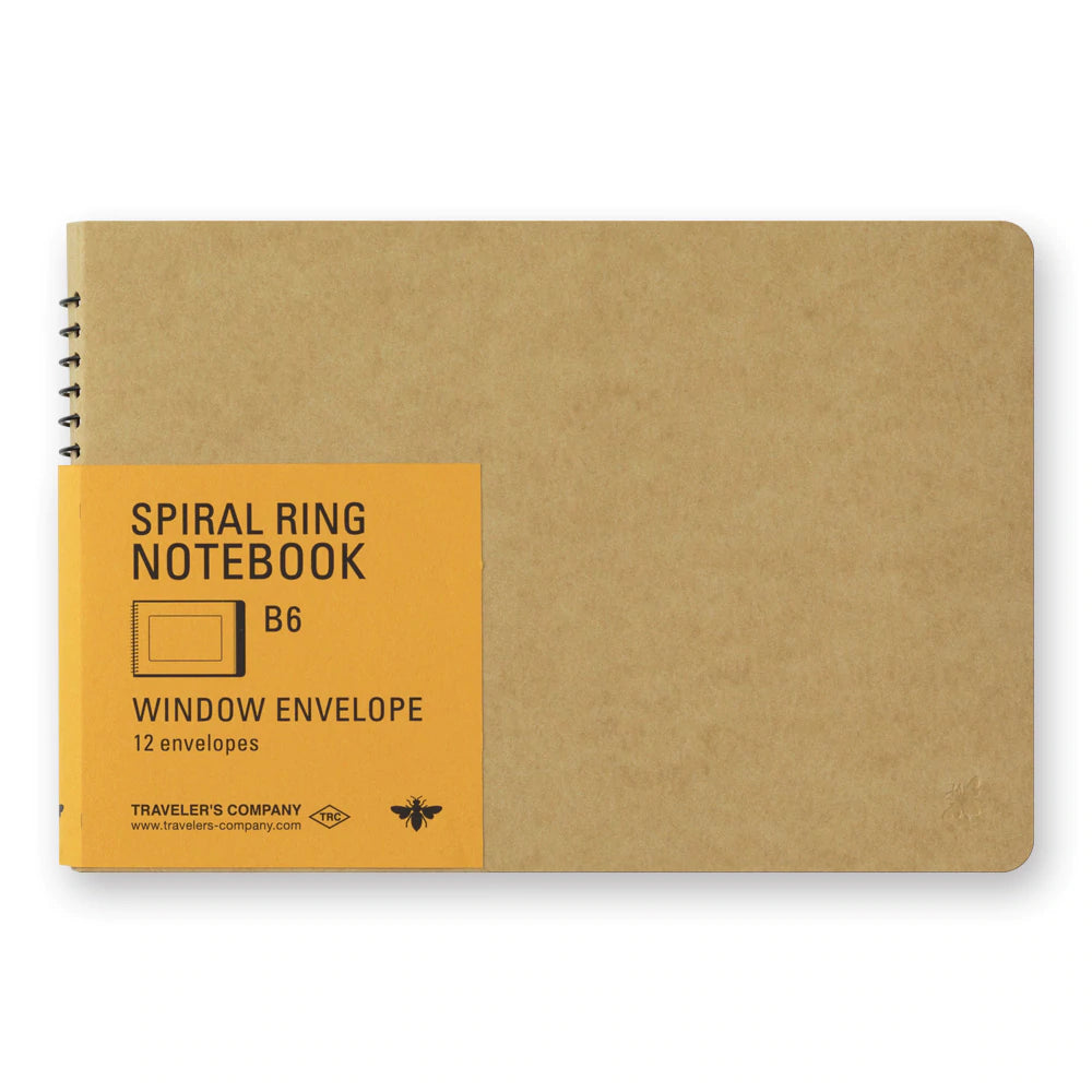 b6 window envelope notebook
