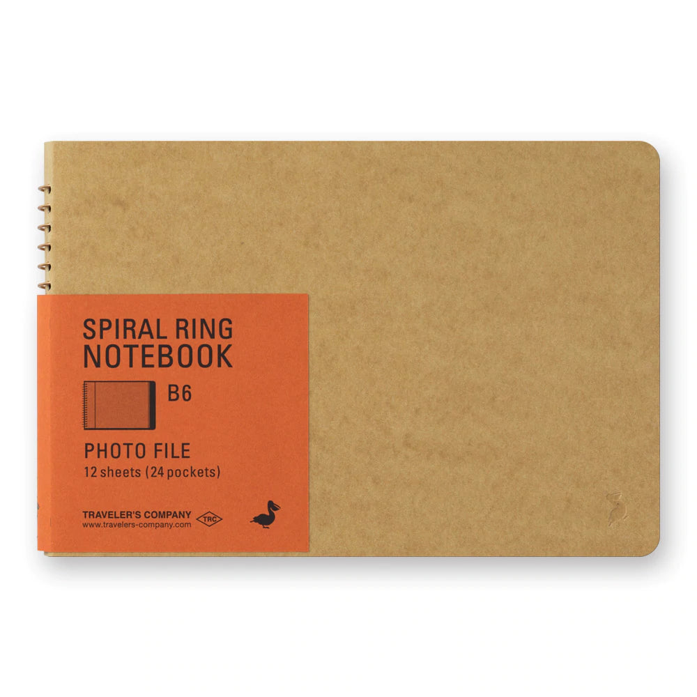 b6 photo file notebook