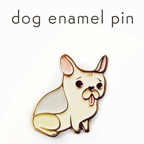 French Bull Dog Enamel Pin