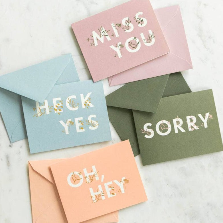 Floral Pick-Me Up Card Set