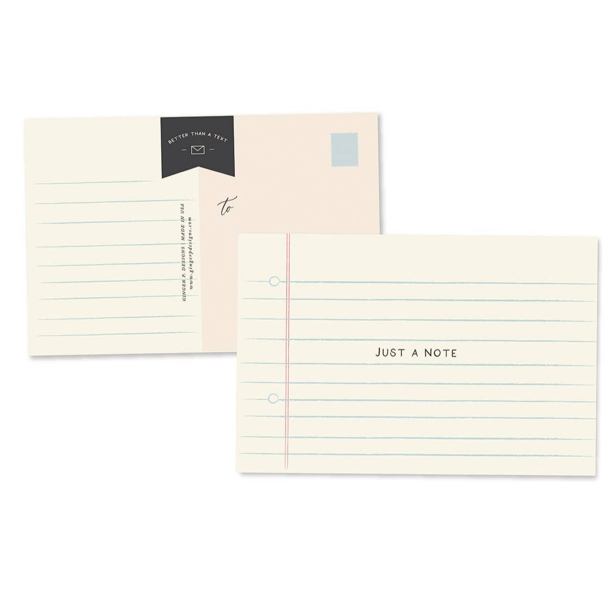 Just a Note Postcards