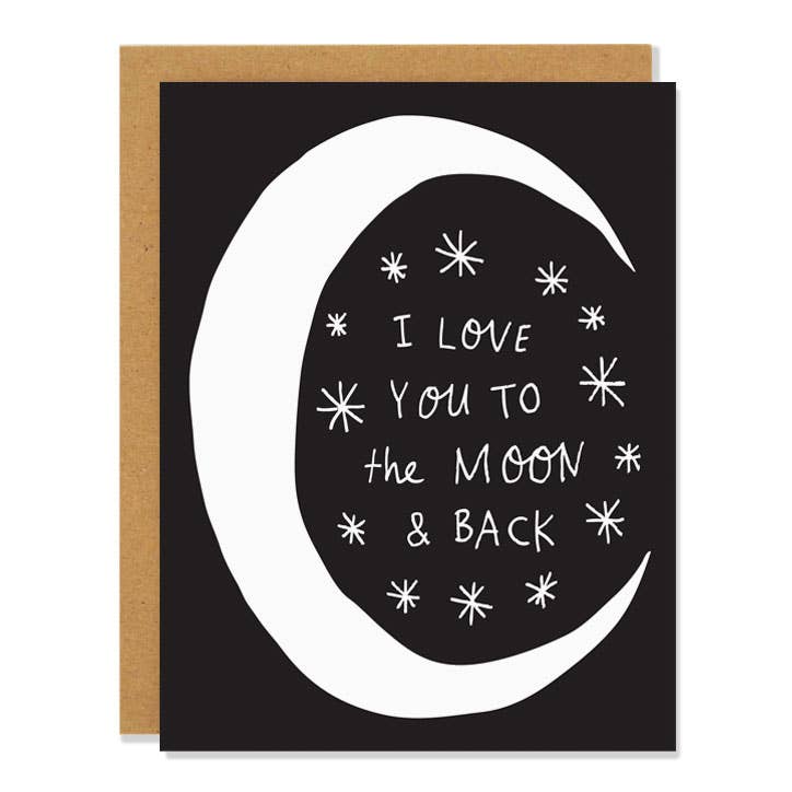 Love You To The Moon and Back Card