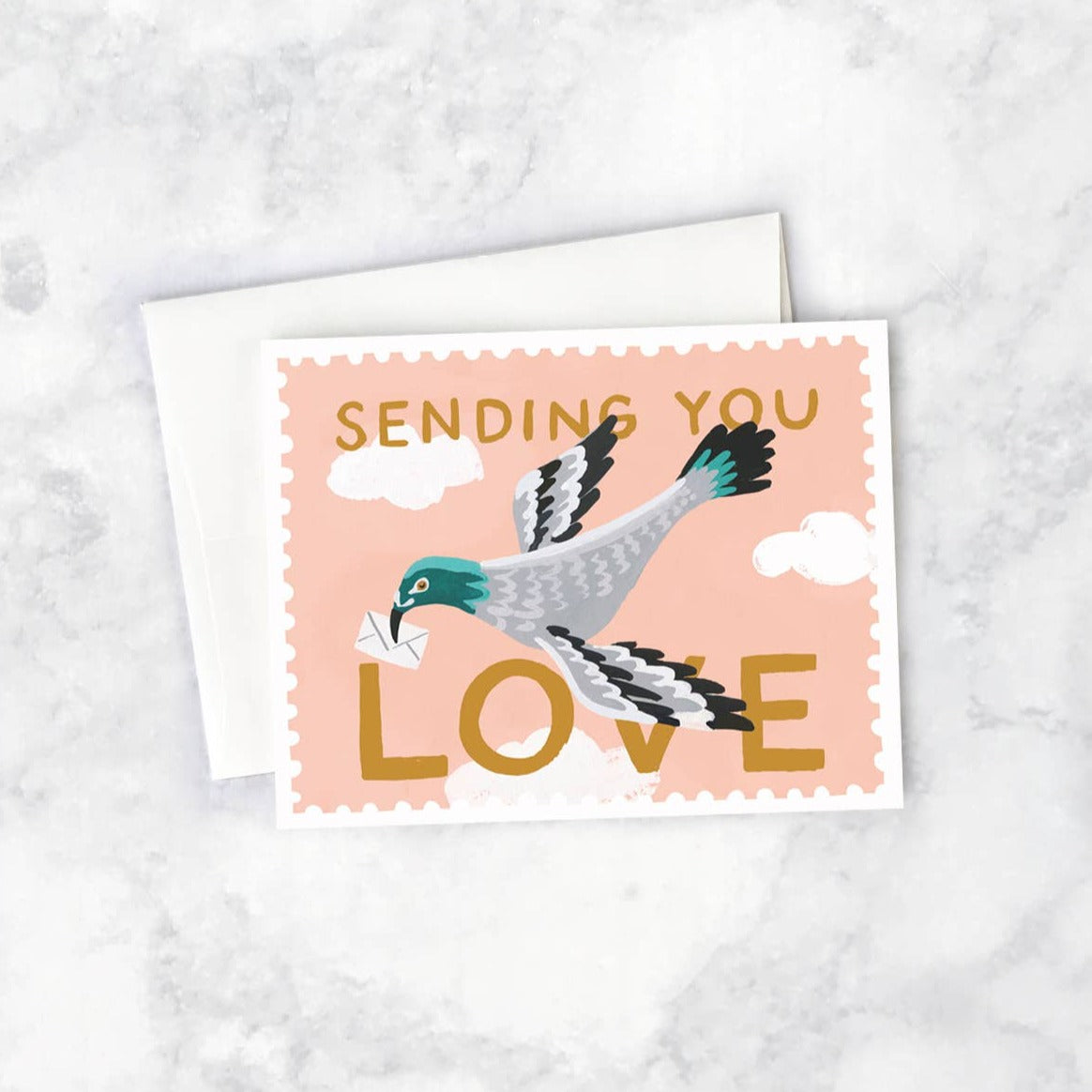 Carrier Pigeon Card