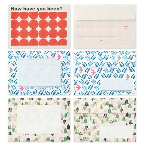 mixed japanese stationery set no. 2