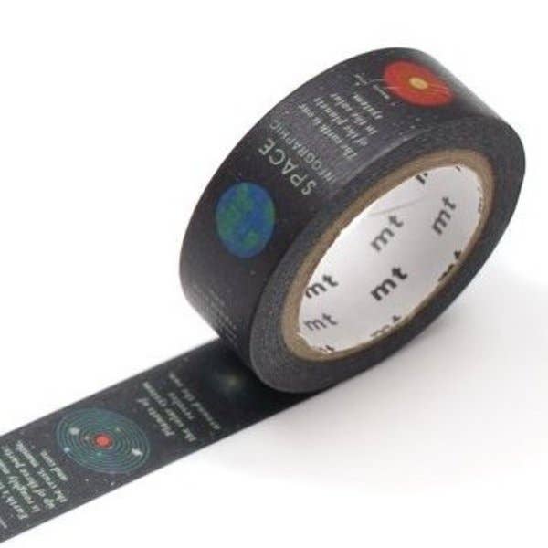 Space Infographic Washi Tape