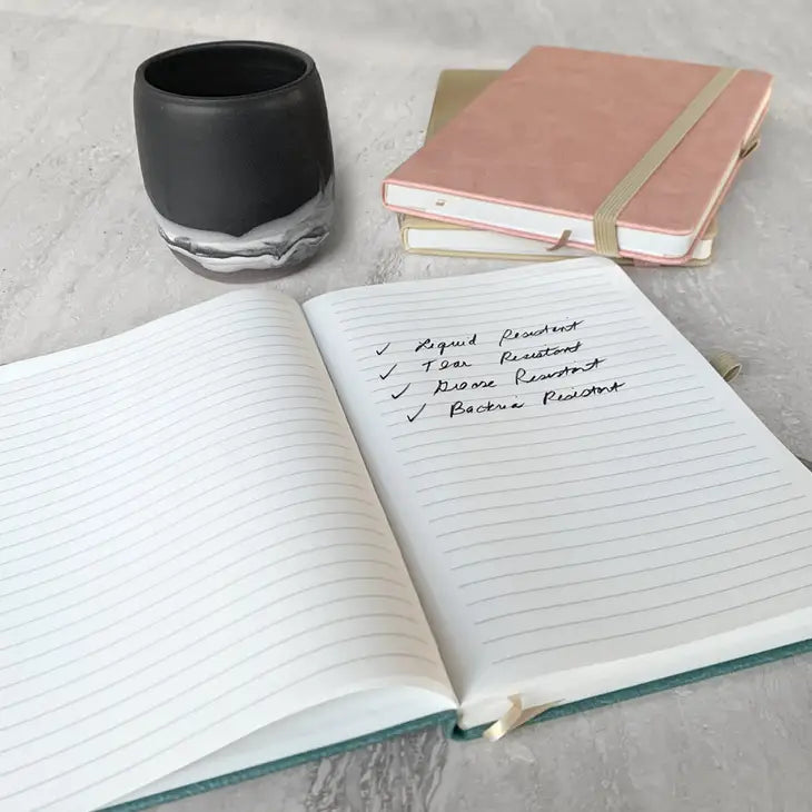 Vegan Leather Stone Paper Journal