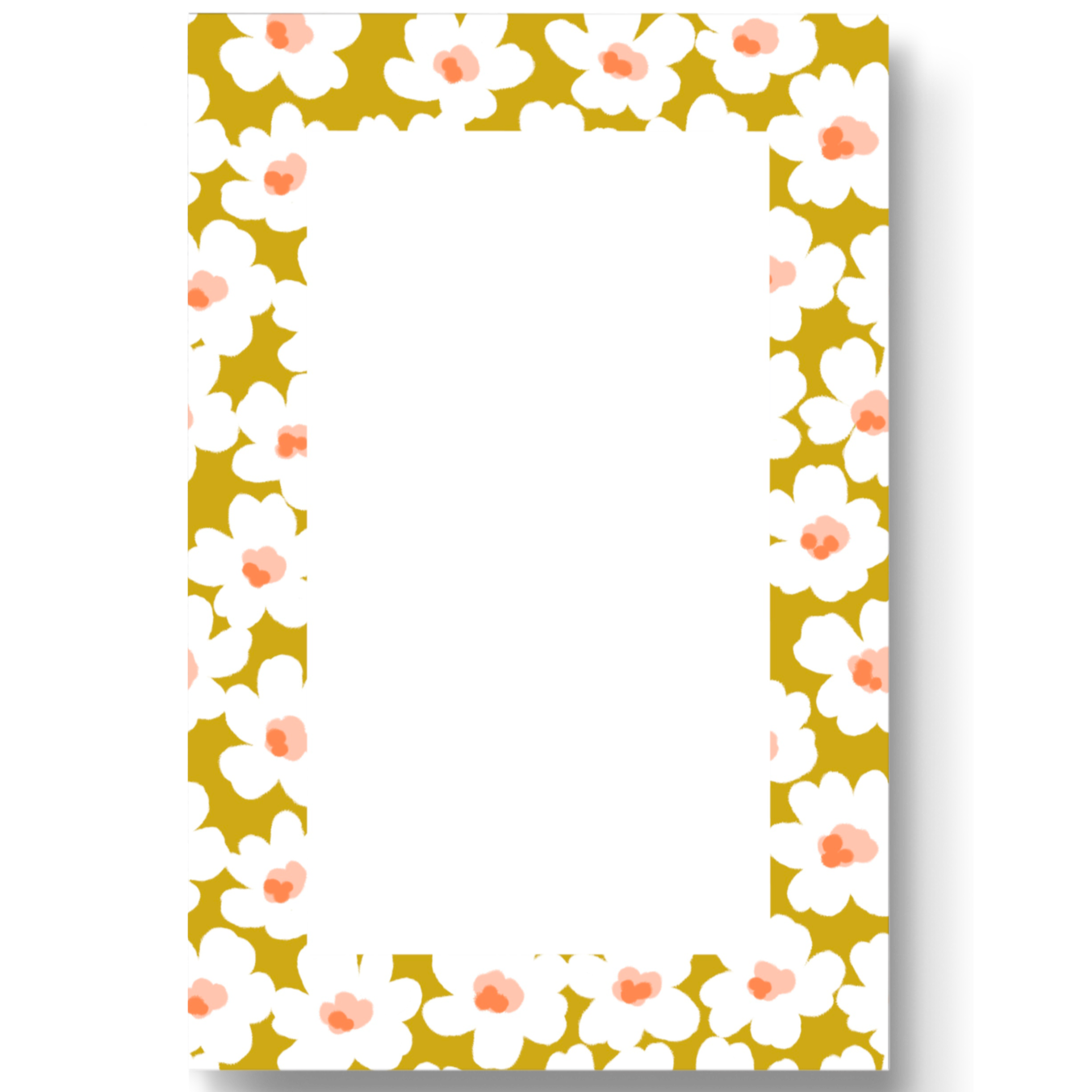 Citron Posies Notepad
