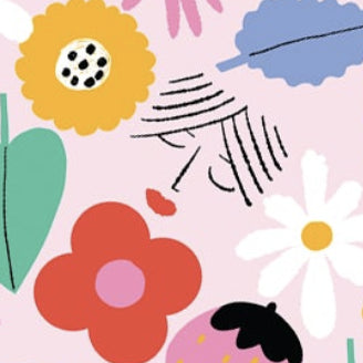 Perennials Rolled Gift Wrap