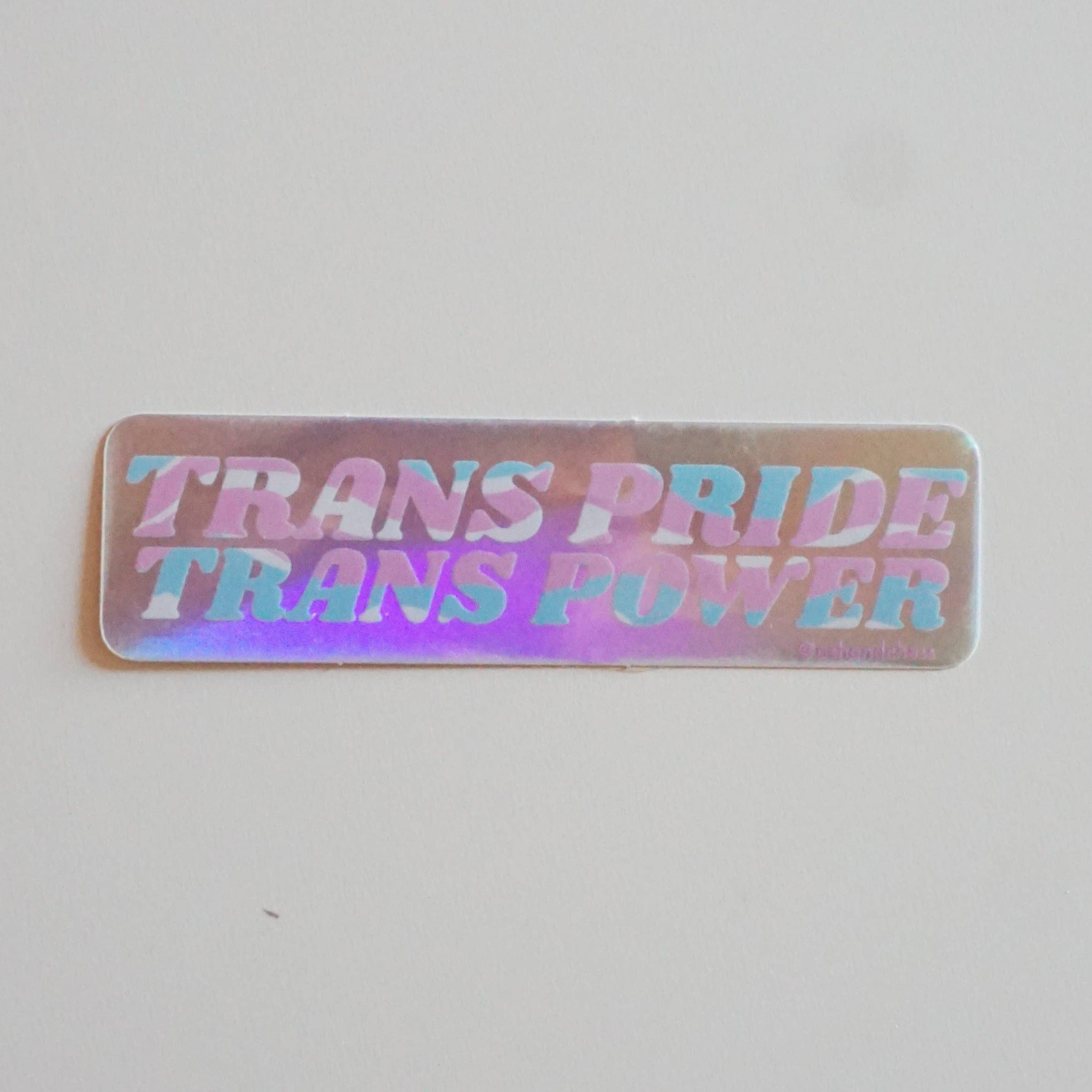 Trans Power Trans Pride Sticker