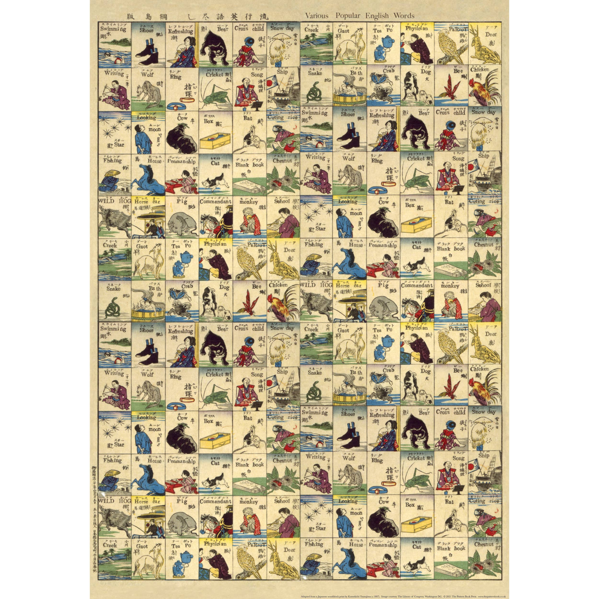 Japanese to English Poster Wrap